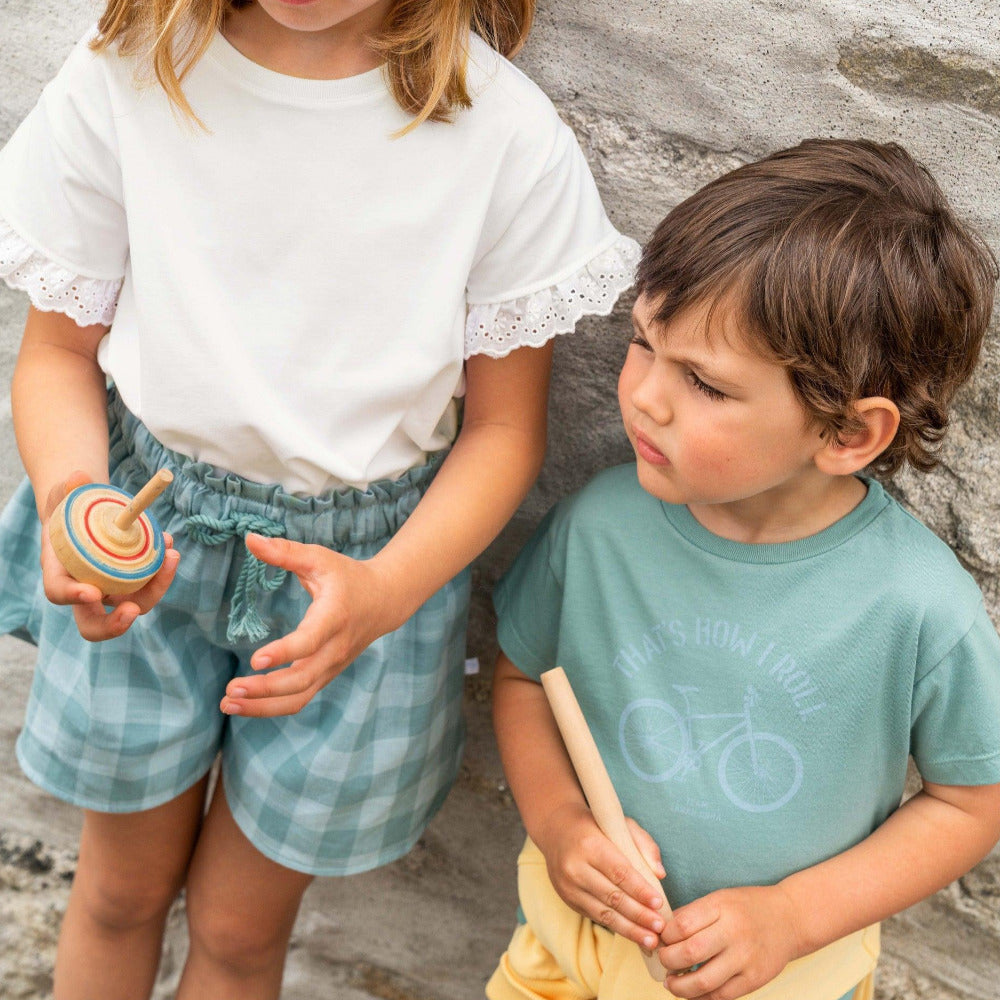 T-shirt bicicleta - Laranjinha