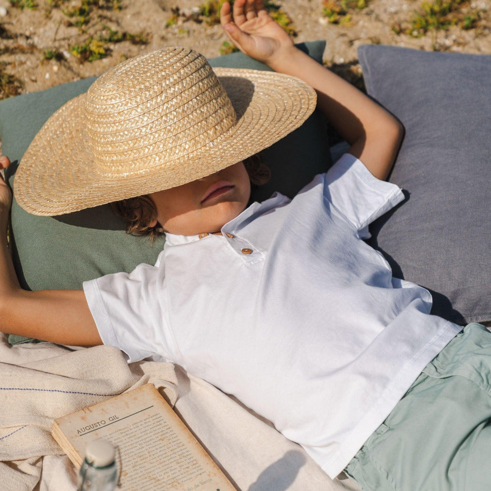 T-shirt lisa em algodão - Laranjinha