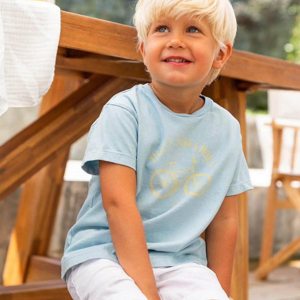 T-shirt bicicleta - Laranjinha