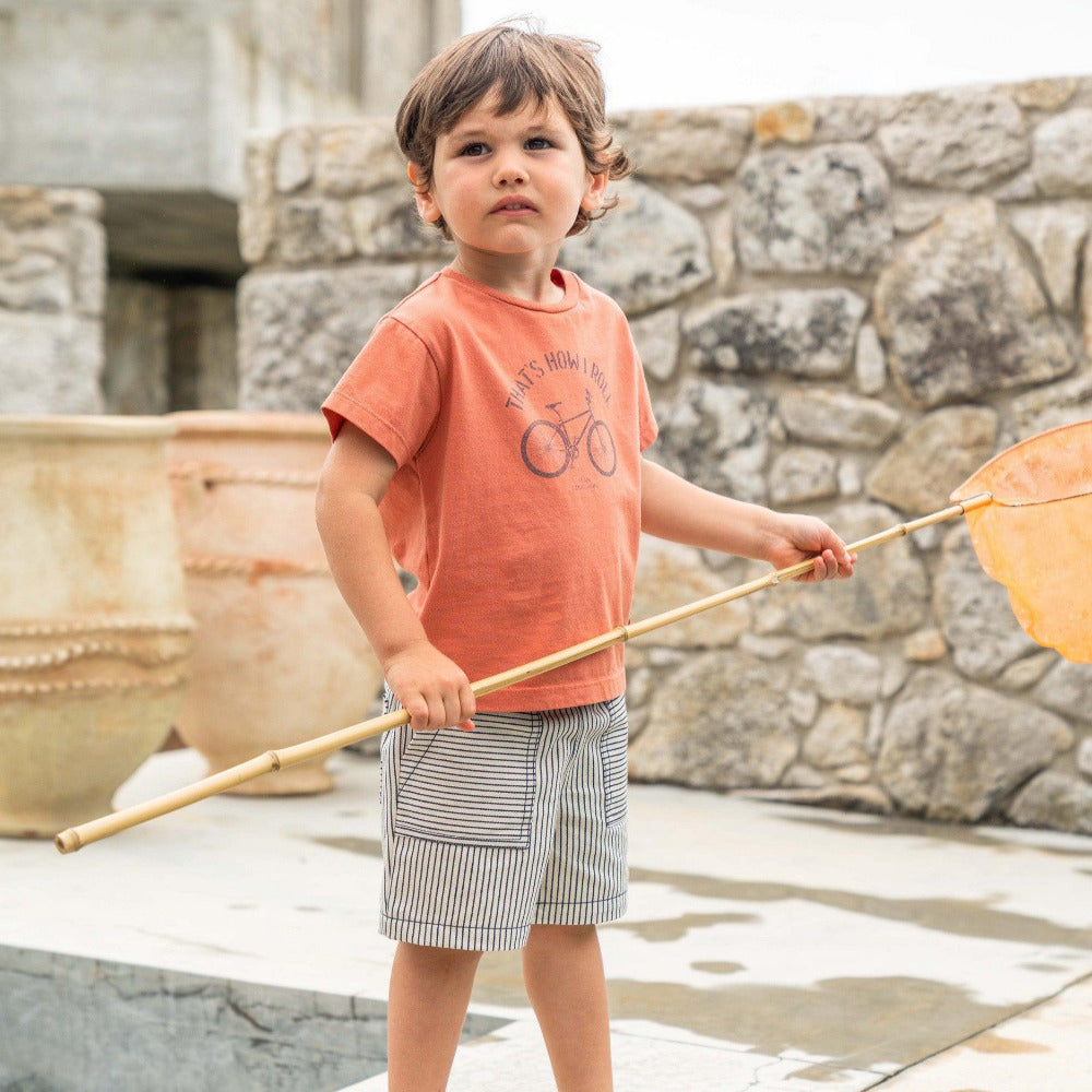 T-shirt bicicleta - Laranjinha