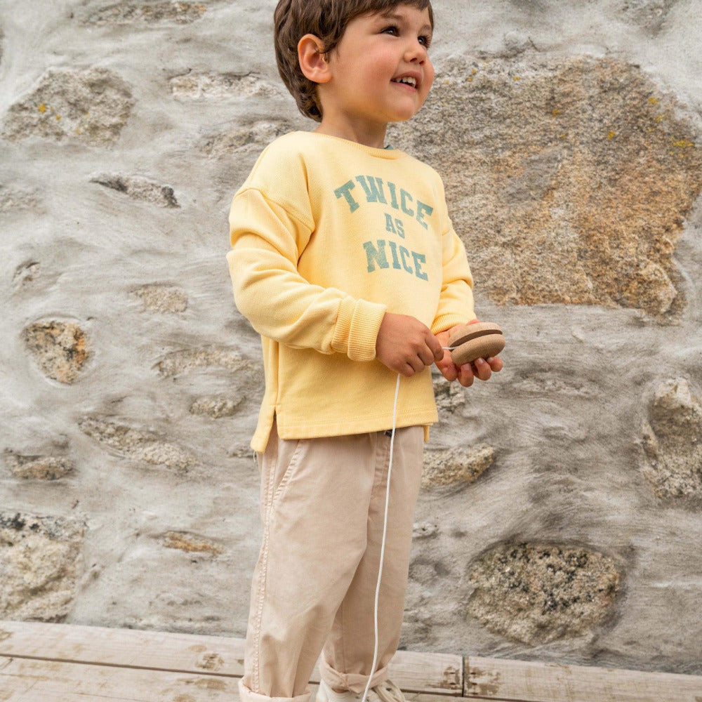 Sweatshirt 'Twice as Nice' - Laranjinha