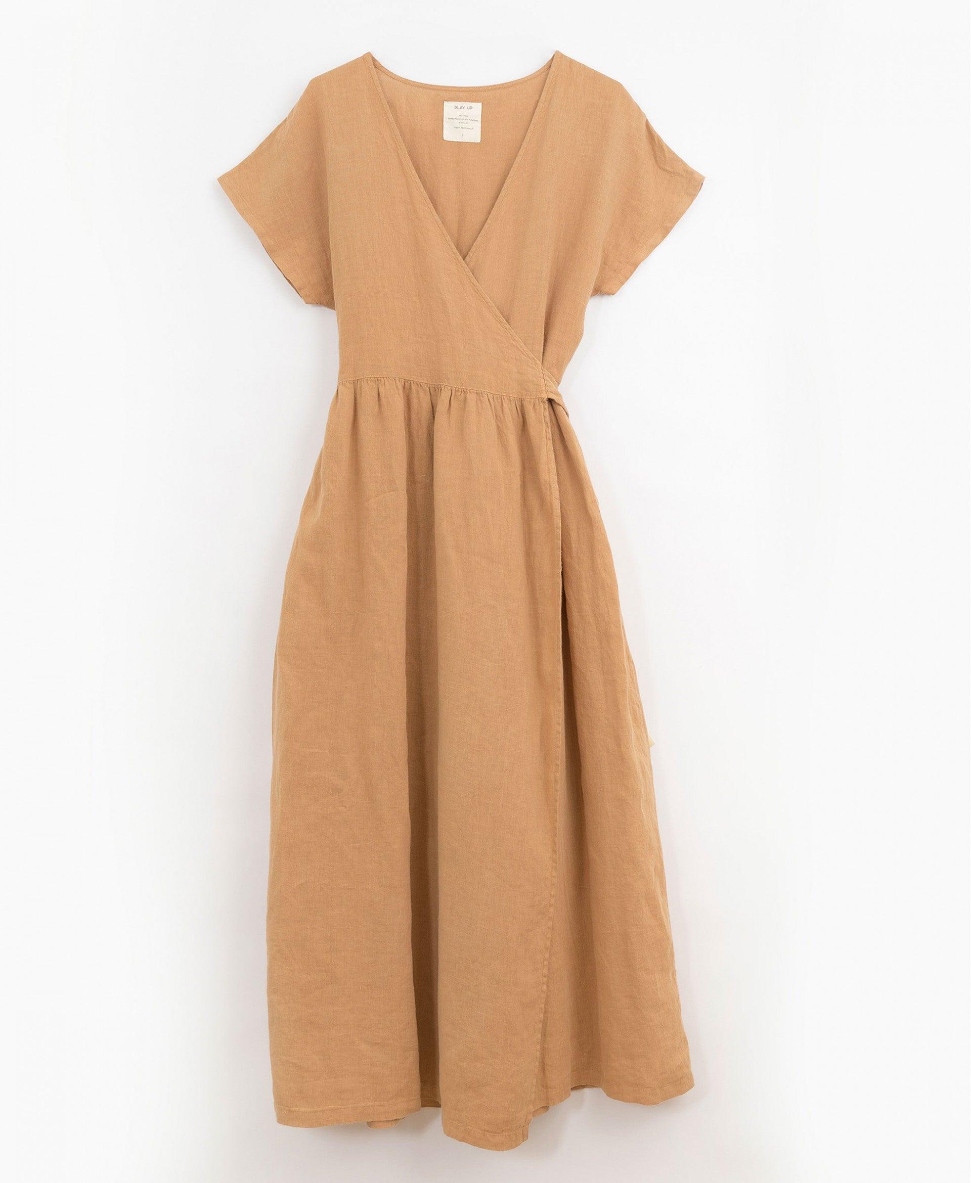 Vestido em linho - Play Up - chuvadeamor