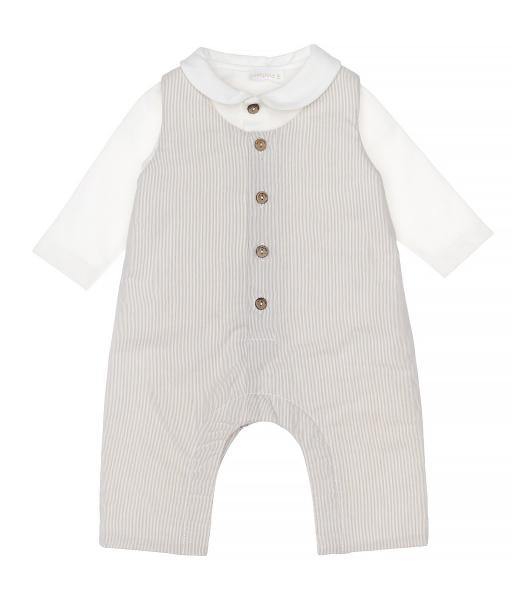 Jardineiras e Body Algodão Orgânico - Laranjinha - chuvadeamor