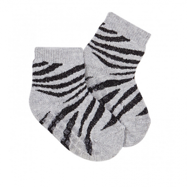 Meia Animal Print Antiderrapante - Condor - chuvadeamor