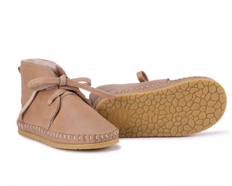 Botim para criança em pele forrado com pêlo - Donsje Amsterdam