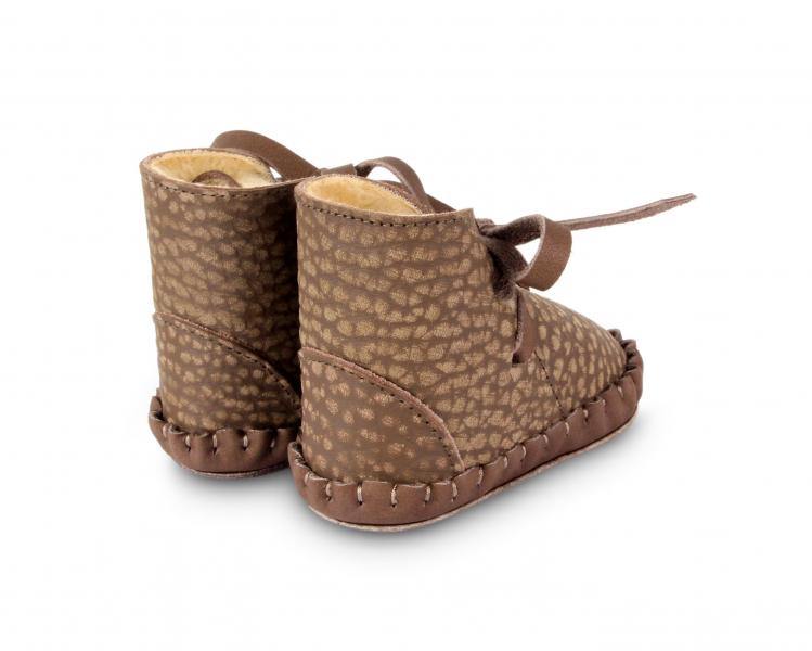 Botim em pele forrado com pêlo - Donsje