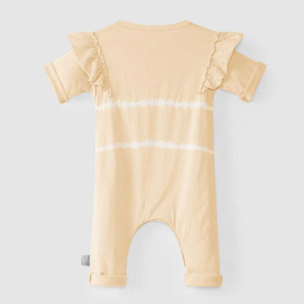 Macacão tie-dye com folho - chuvadeamor