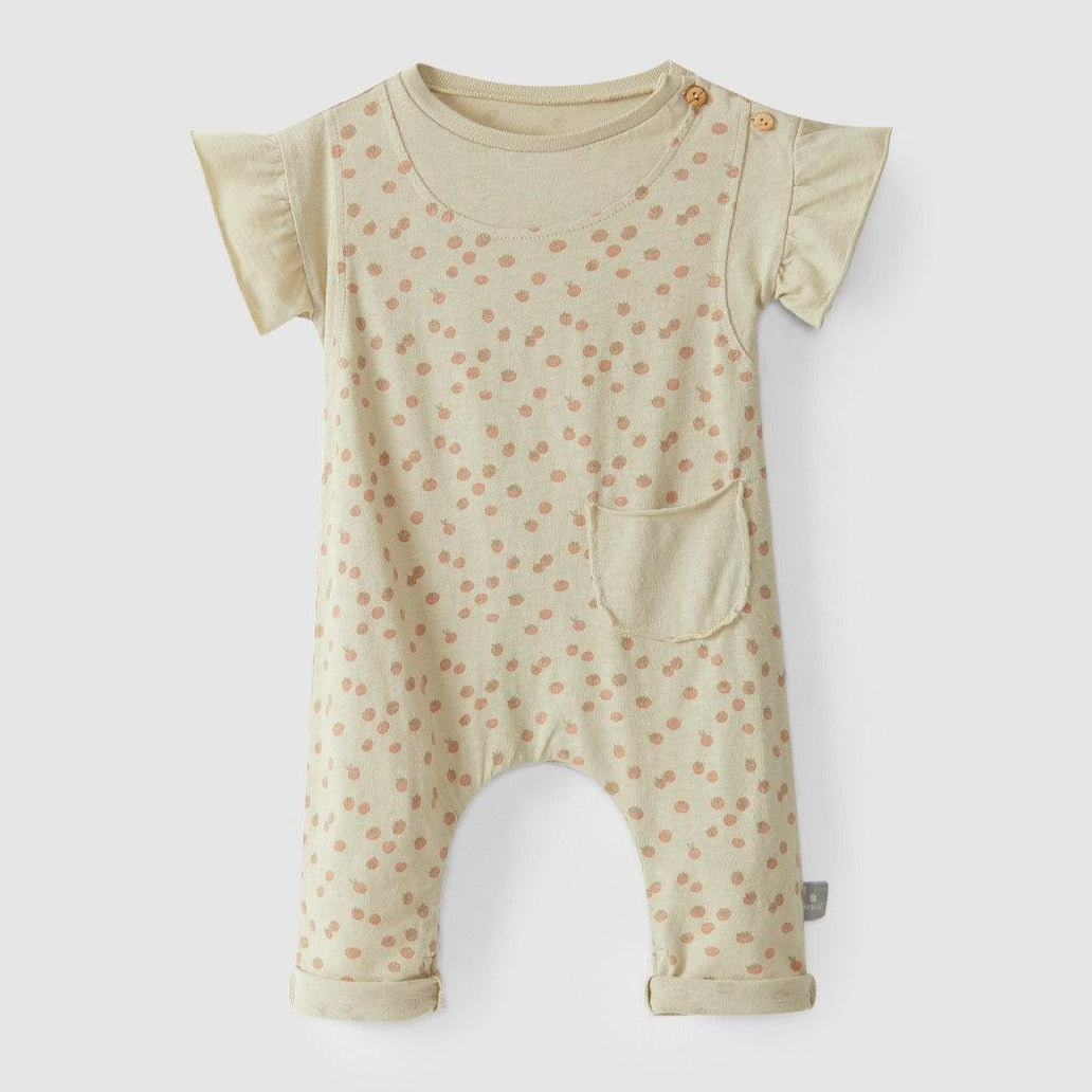 Macacão com estampado de pequenos tomates - Snug