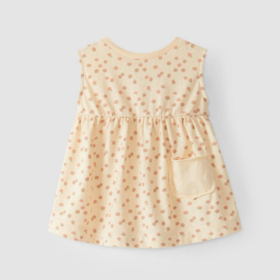 Vestido com estampado de pequenos tomates - chuvadeamor