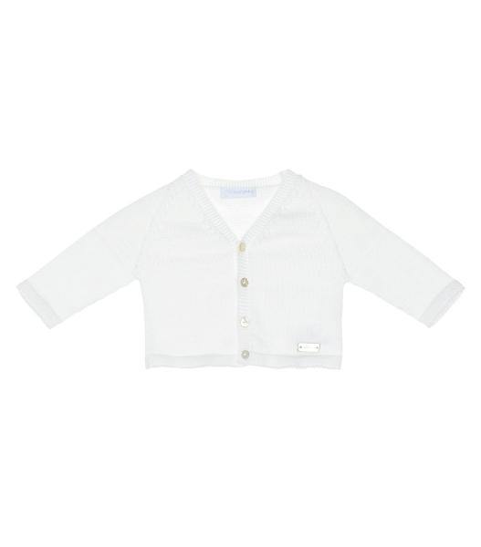 Casaco em malha de algodão - Laranjinha