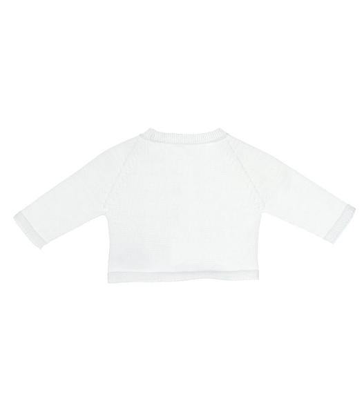 Casaco em malha de algodão - Laranjinha