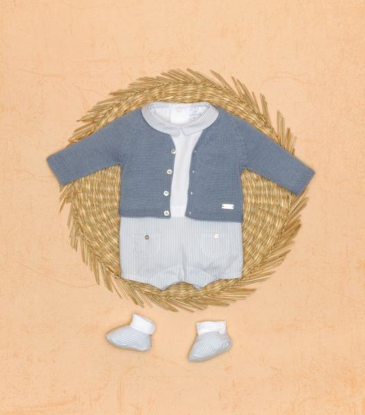 Casaco em malha de algodão - Laranjinha