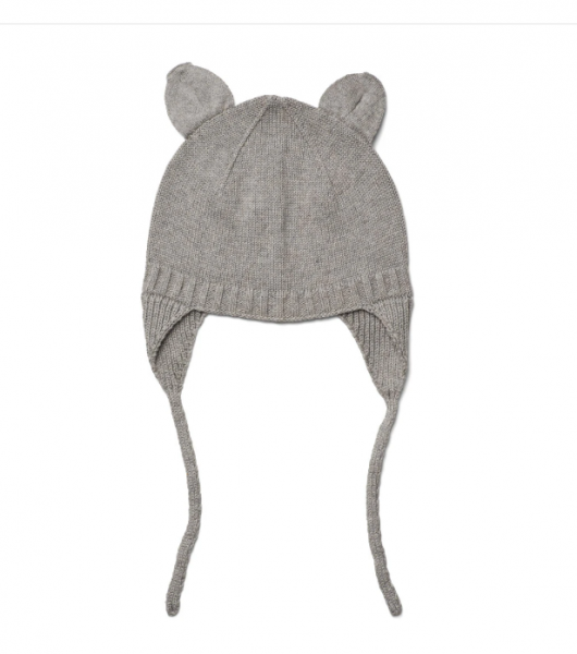 Gorro com orelhas em malha de algodão - Liewood