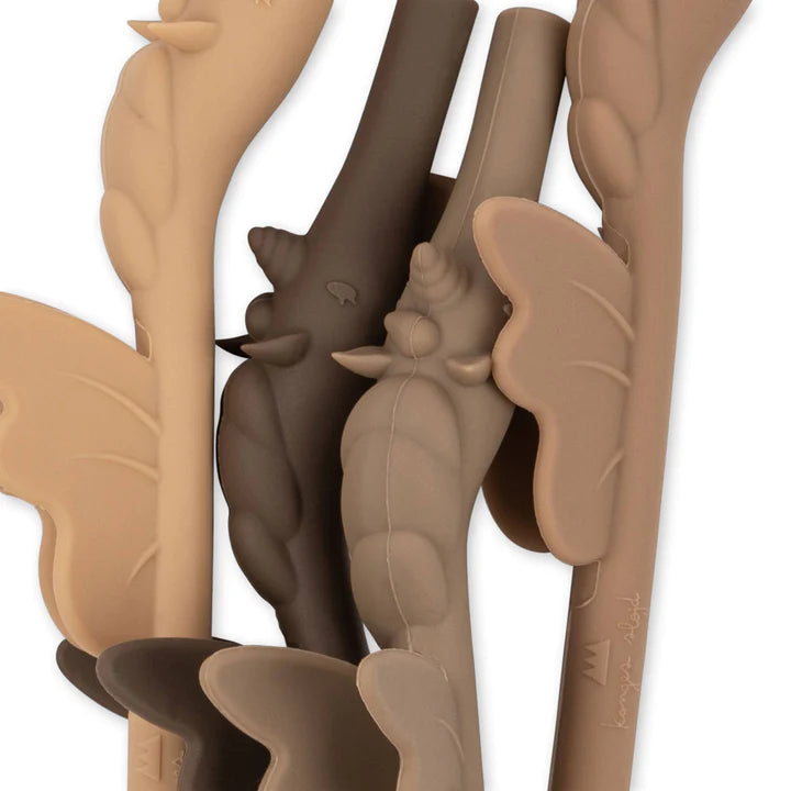 Palhinhas de silicone UNICORN - Konges Slojd