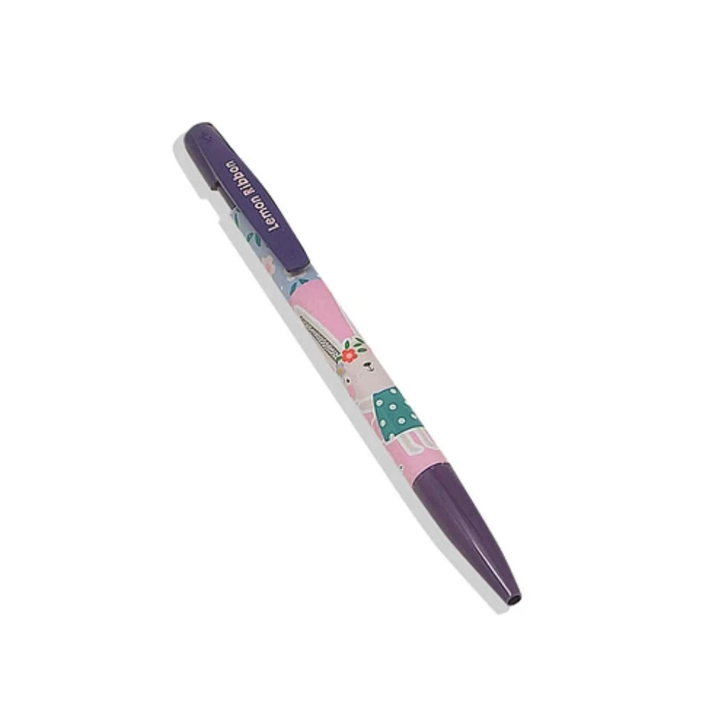 Esferográfica coelha - Lemon Ribbon - chuvadeamor