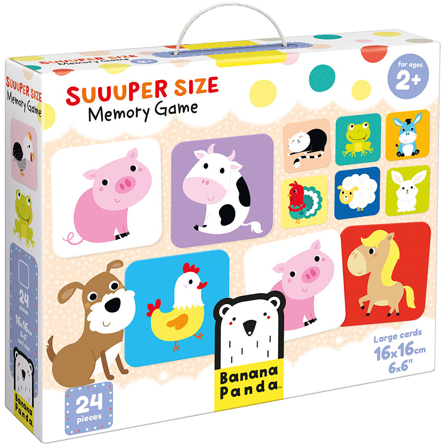 Suuuper size MEMORY GAME - Banana Panda