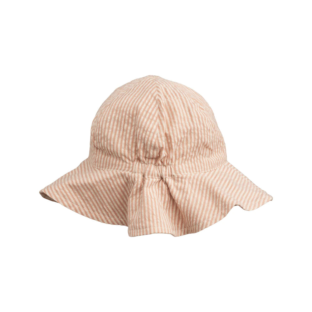 Chapéu riscas algodão orgânico - Liewood