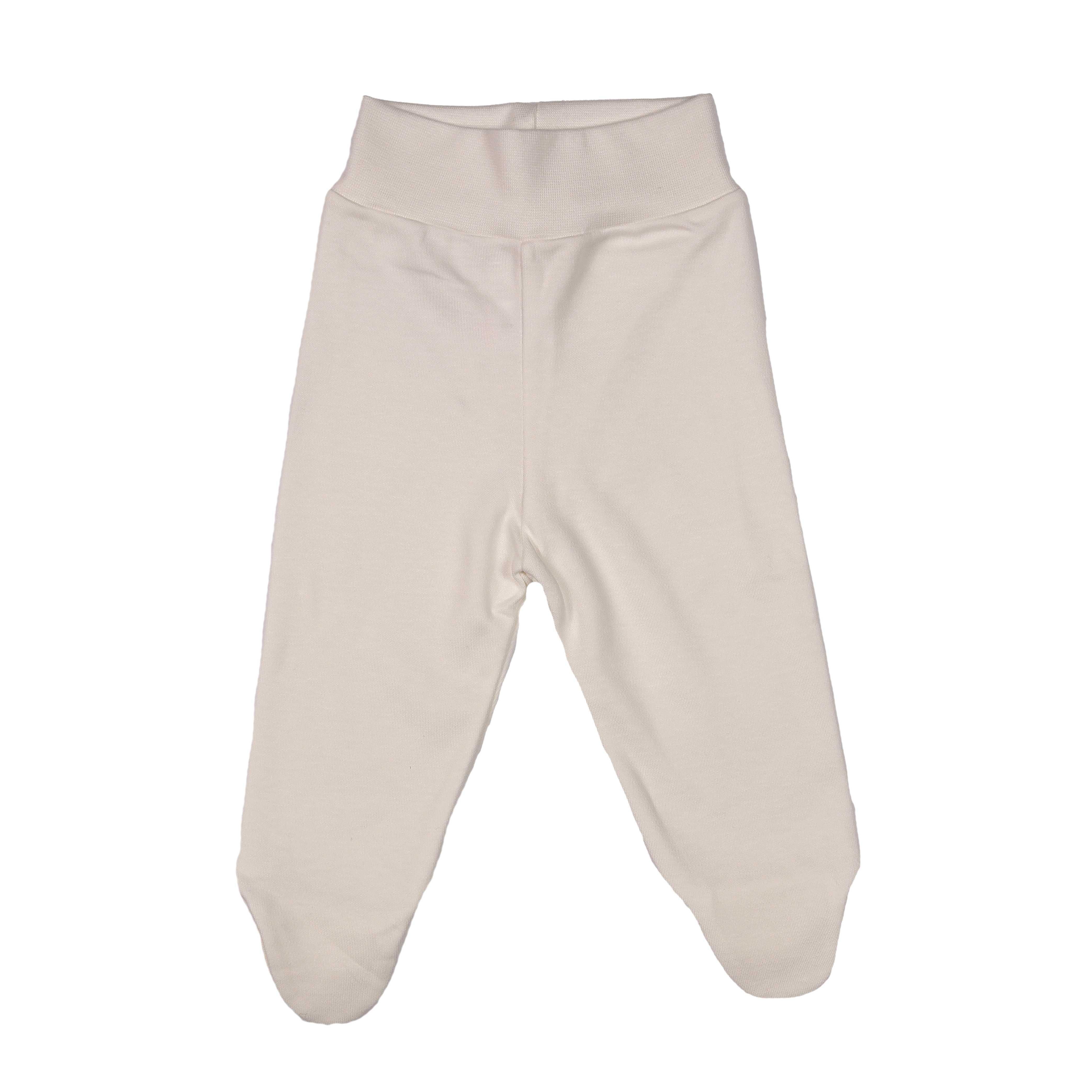 Calça com pé bege interior - chuvadeamor