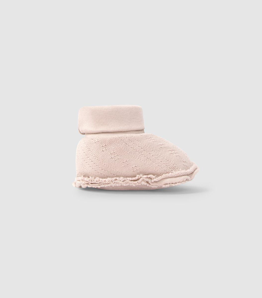 Conjunto touca e sapatinhos