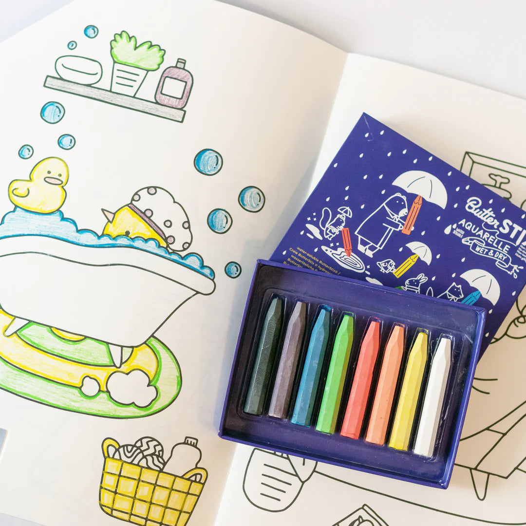 ButterStix Aquarelle - Jaq Jaq bird