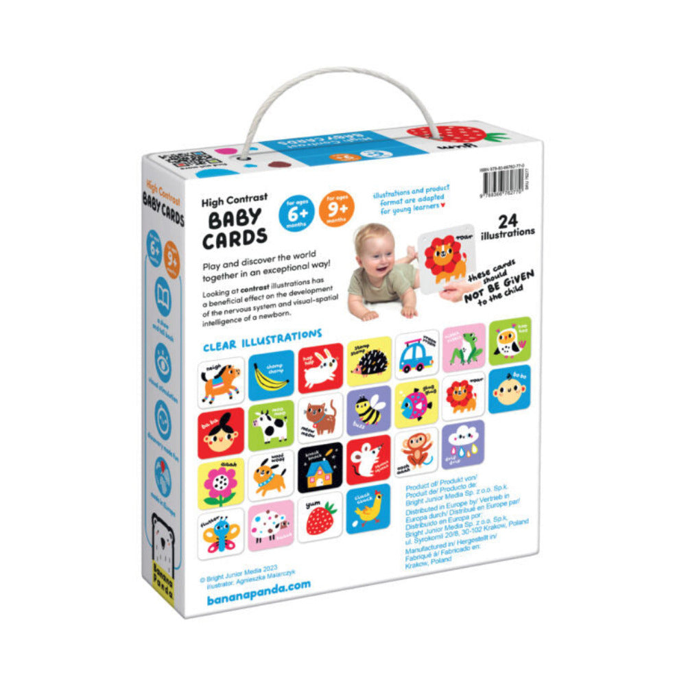 CARTÕES DE ALTO CONTRASTE - Banana Panda
