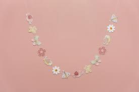 Grinalda de cartão FLOWERS&BUTERFLIES - Little Dutch