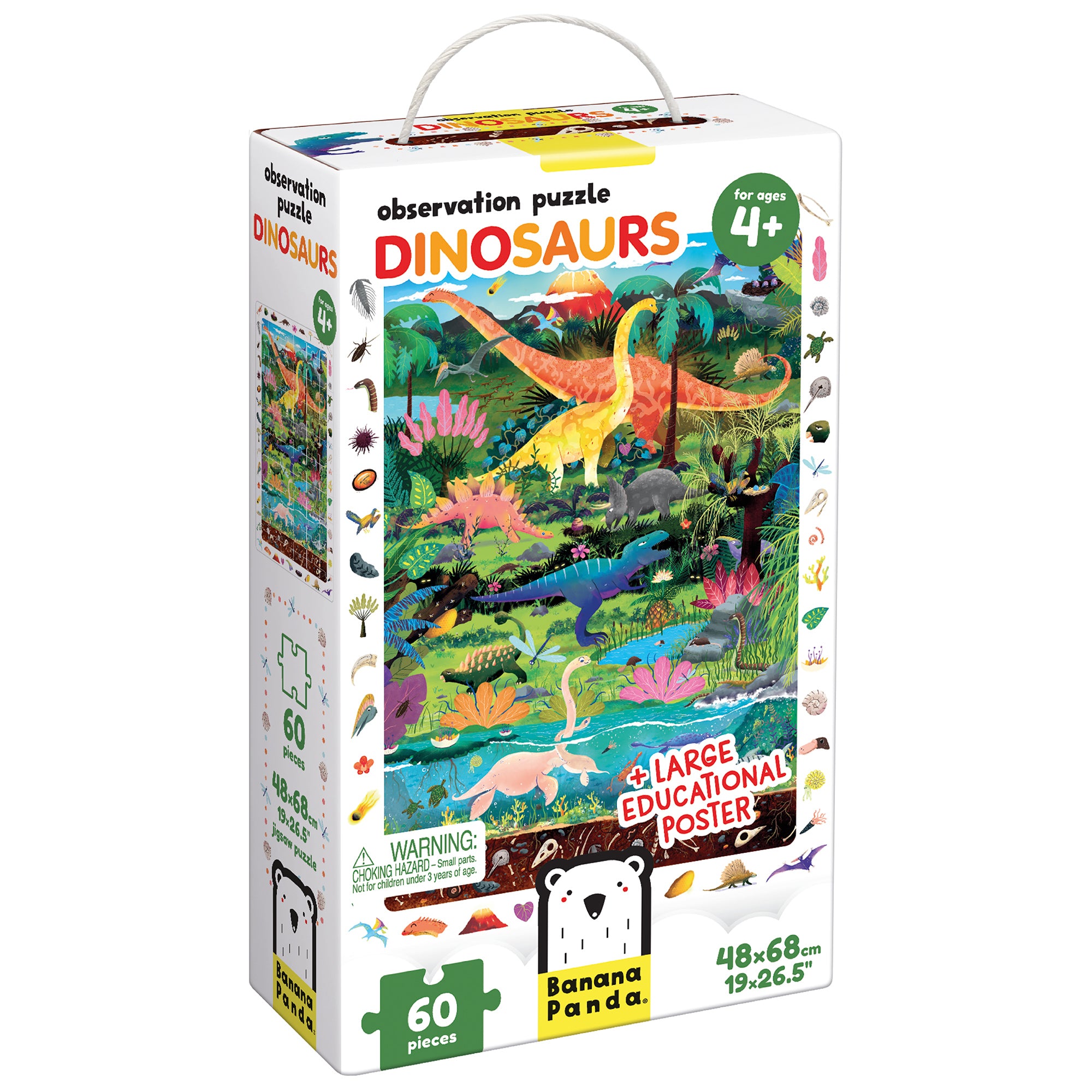 Observation puzzle Dinosaurs - Banana Panda