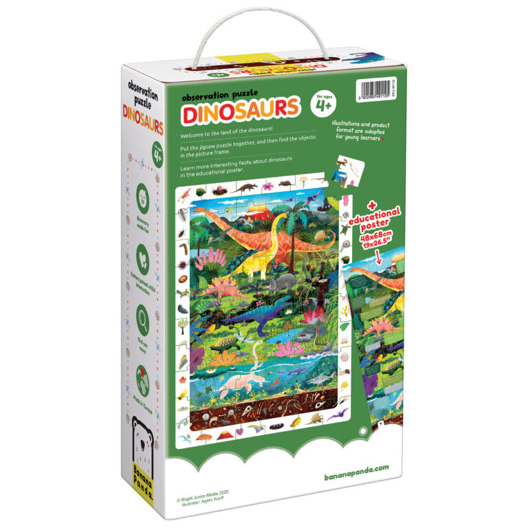 Observation puzzle Dinosaurs - Banana Panda