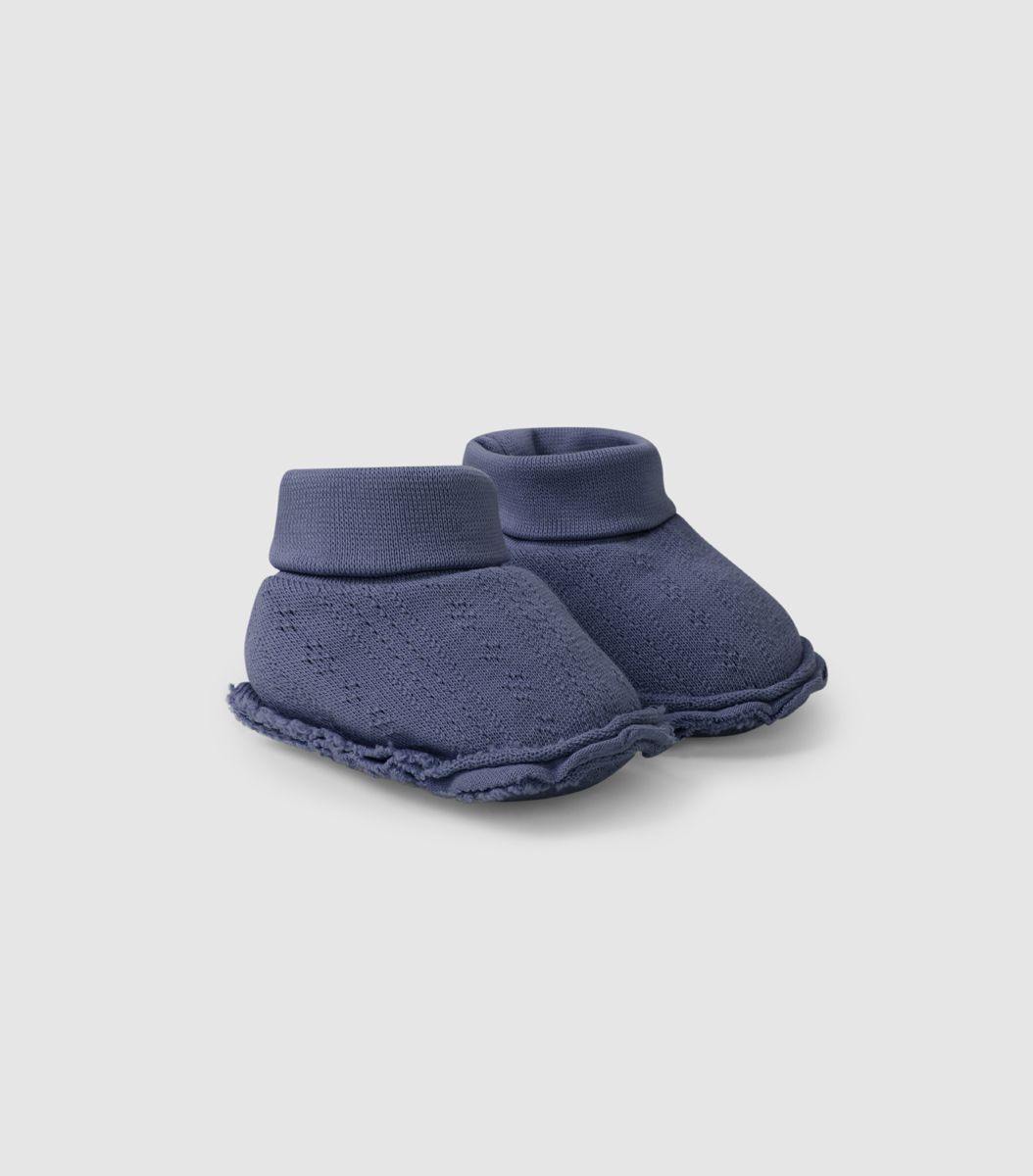 Conjunto touca e sapatinhos