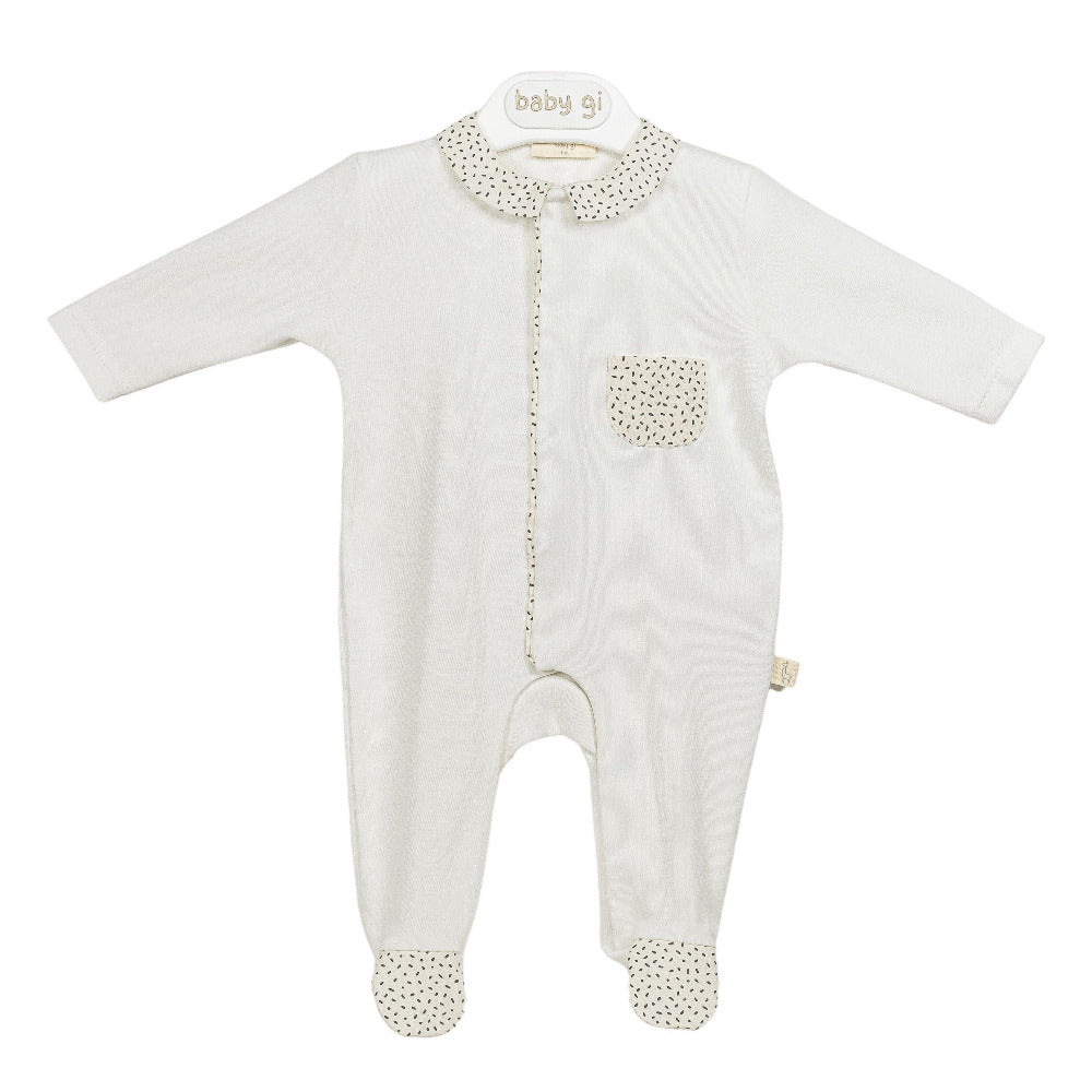 Babygrow com abertura á frente - chuvadeamor