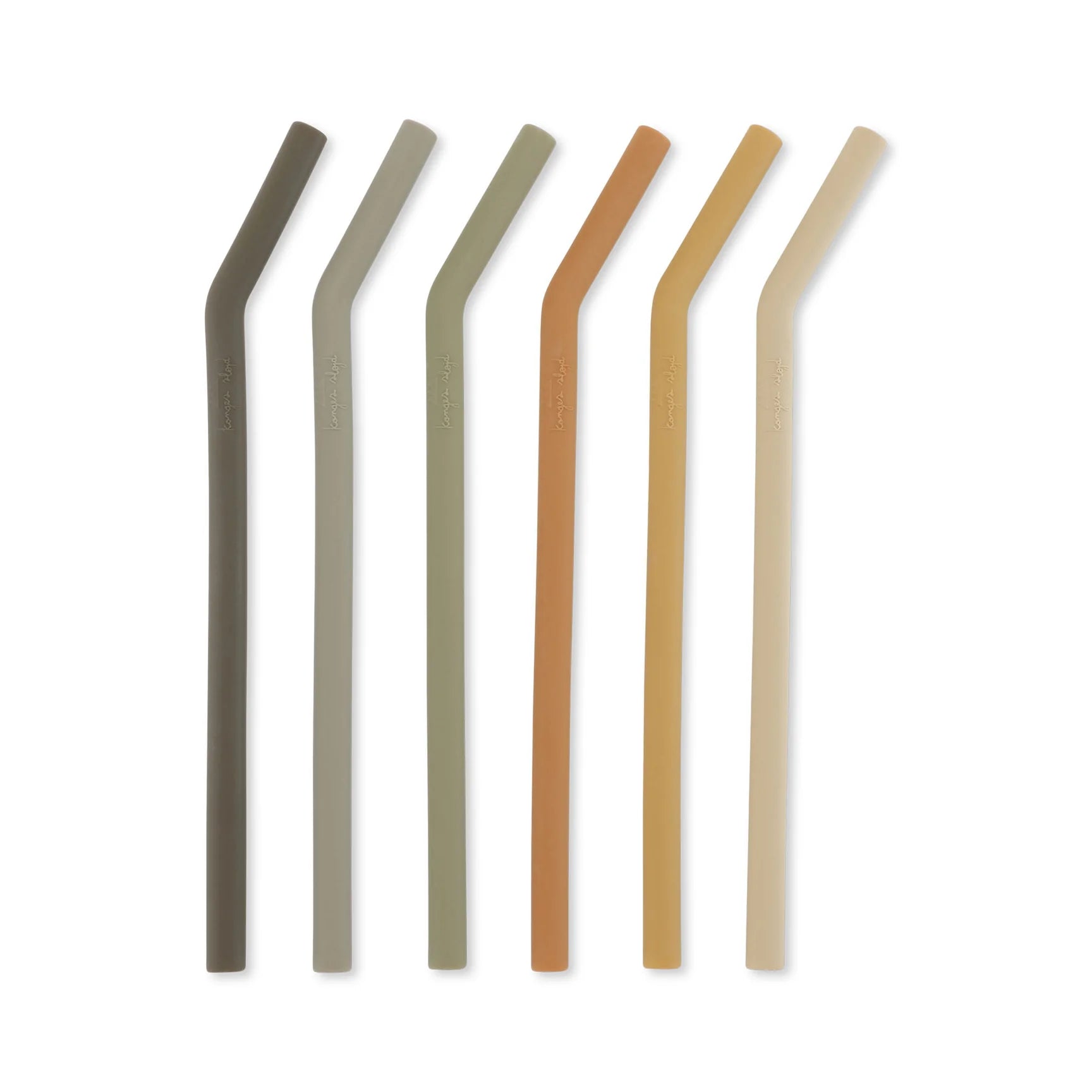 Pack palhinhas em silicone - Konges Slojd - chuvadeamor