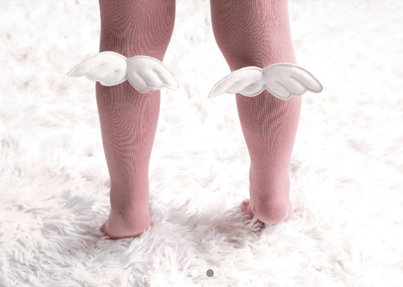 Collants com Asas brancas - chuvadeamor