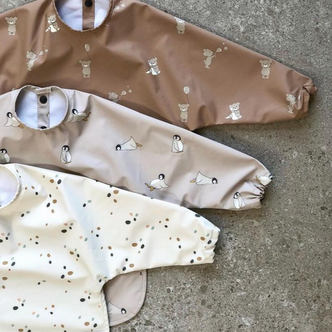 Babete estampado com mangas - Petúpetú