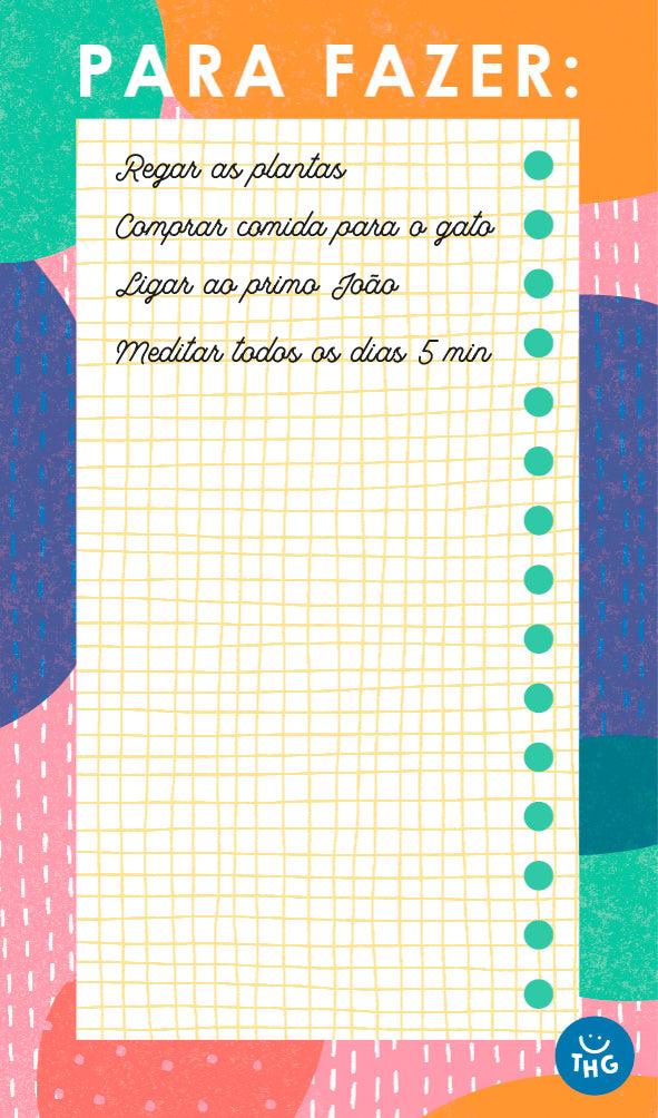 Lista O que temos para fazer?  - The happy Gang