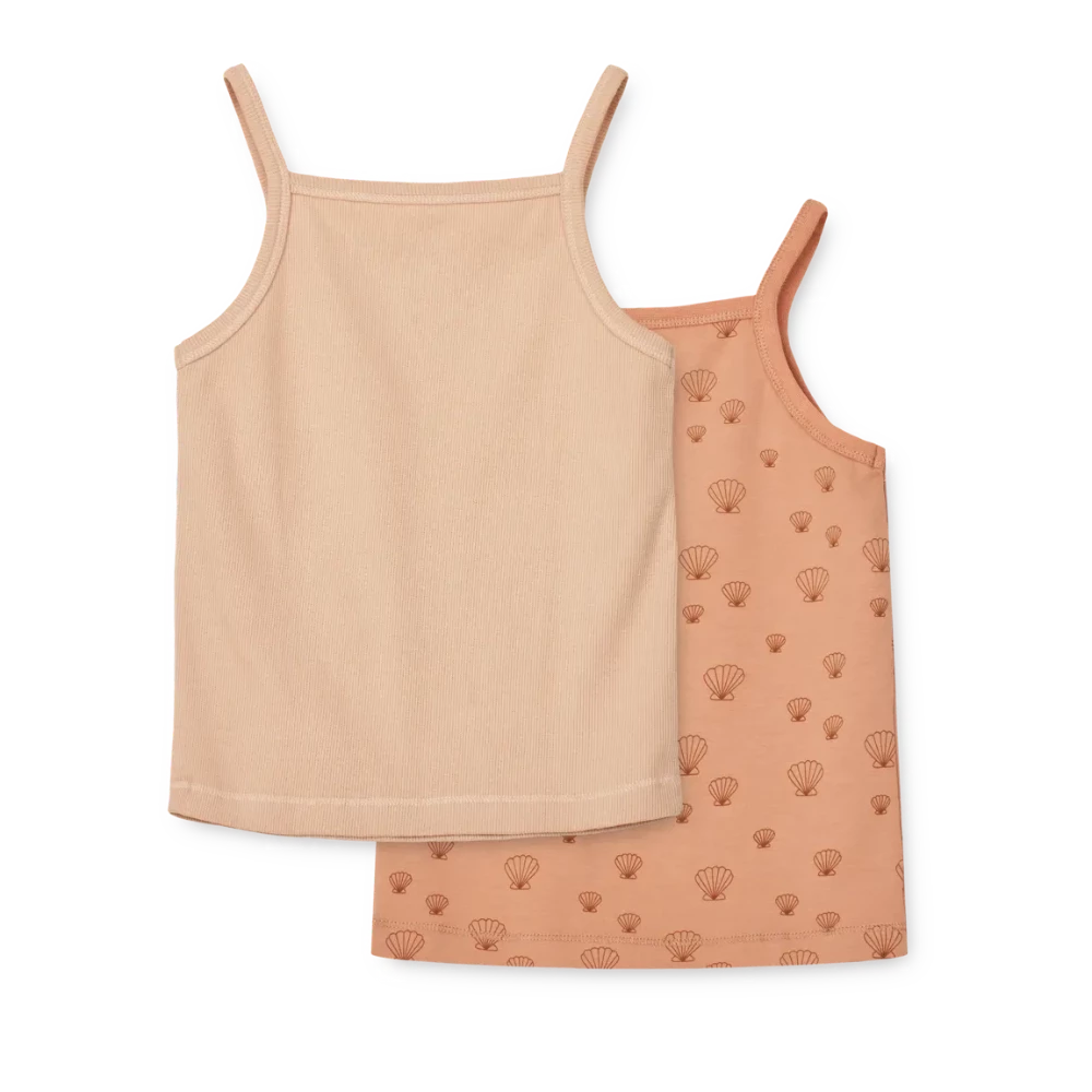 Pack 2 tops algodão orgânico - Liewood