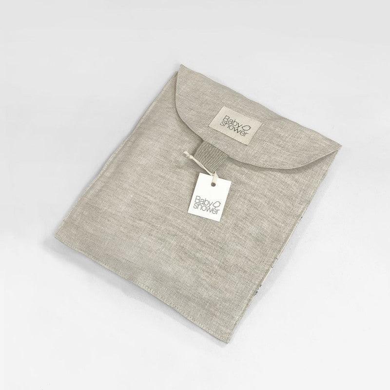 Bolsa em algodão da primeira roupinha - BabyShower