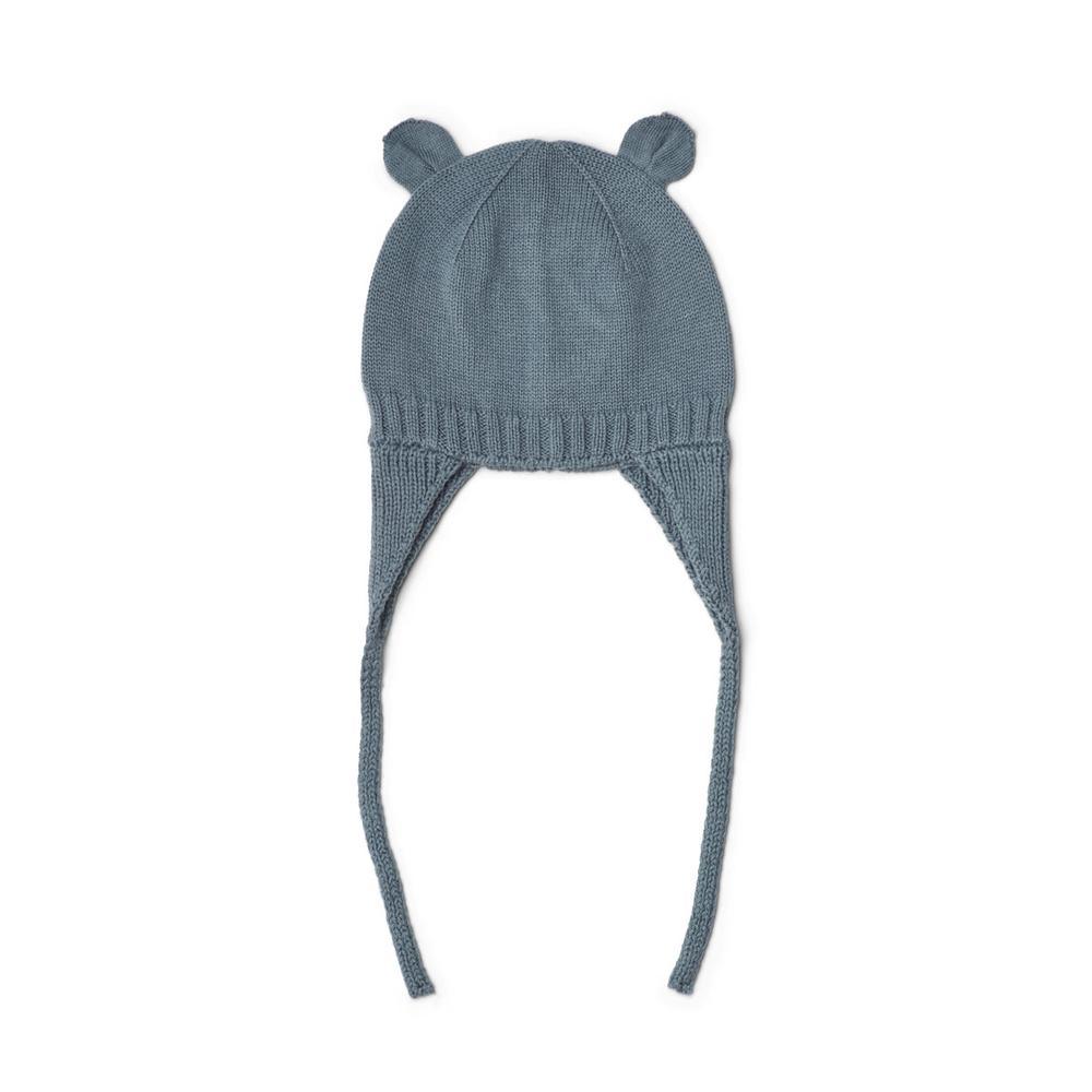 Gorro com orelhas em malha de algodão - Liewood
