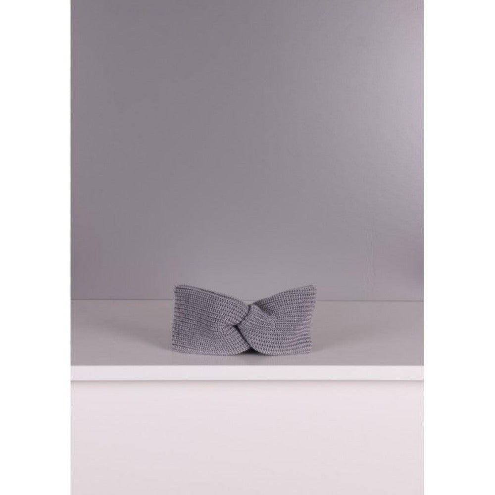 Fita de cabelo em malha de lã