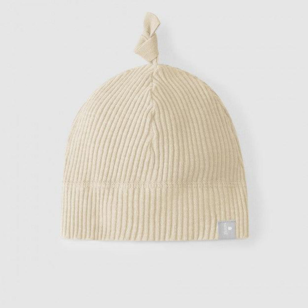 Gorro com 100% algodão em malha canelada com nó - Snug