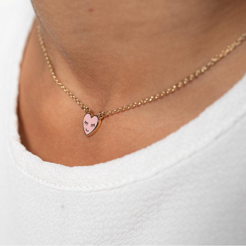 Colar coração - Rosajou