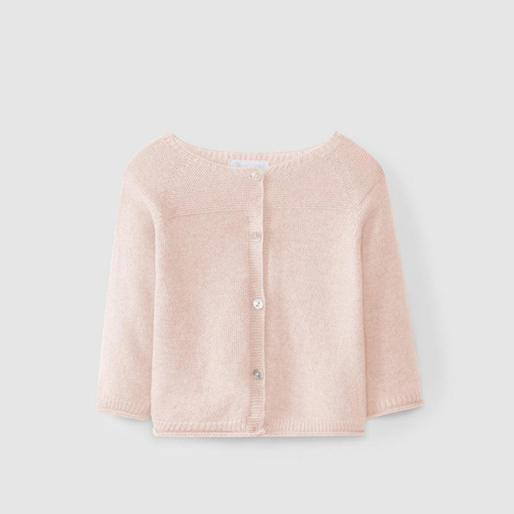 Casaco tricotado com caxemira Laranjinha - Laranjinha