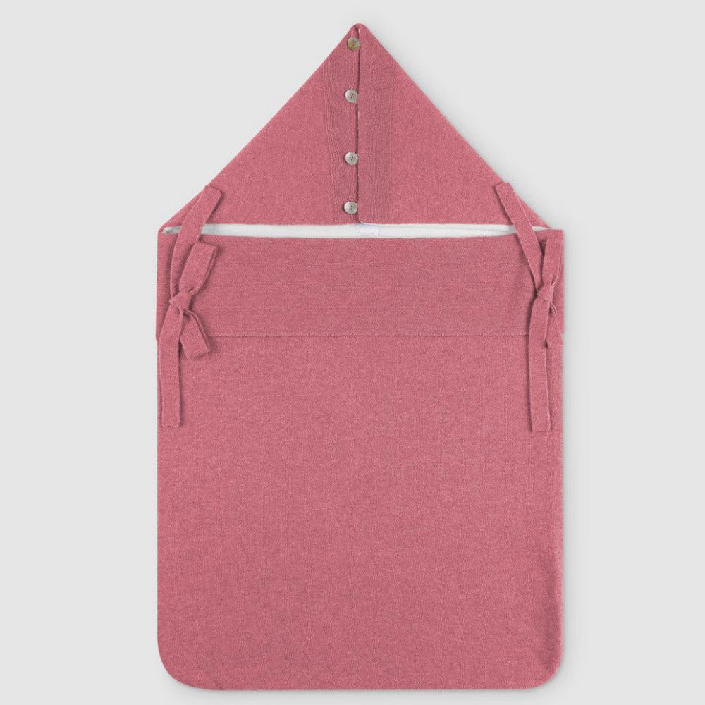 Manta-saco tricotada com caxemira - chuvadeamor