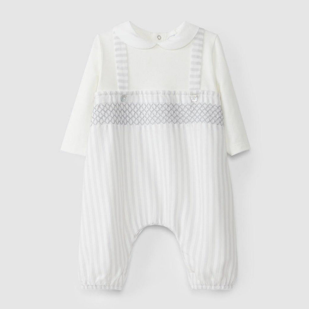 Jardineiras dois-em-um com "smocks" - chuvadeamor