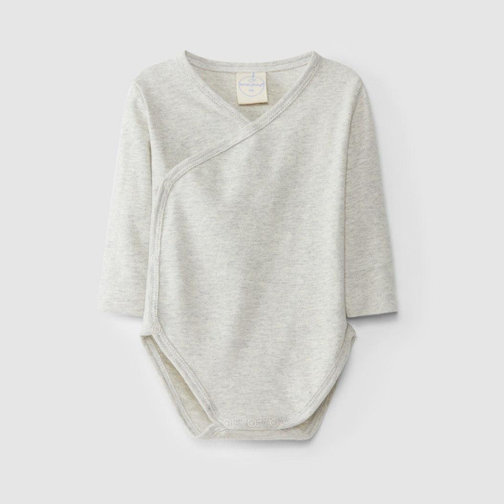 Body de trespasse algodão orgânico - chuvadeamor