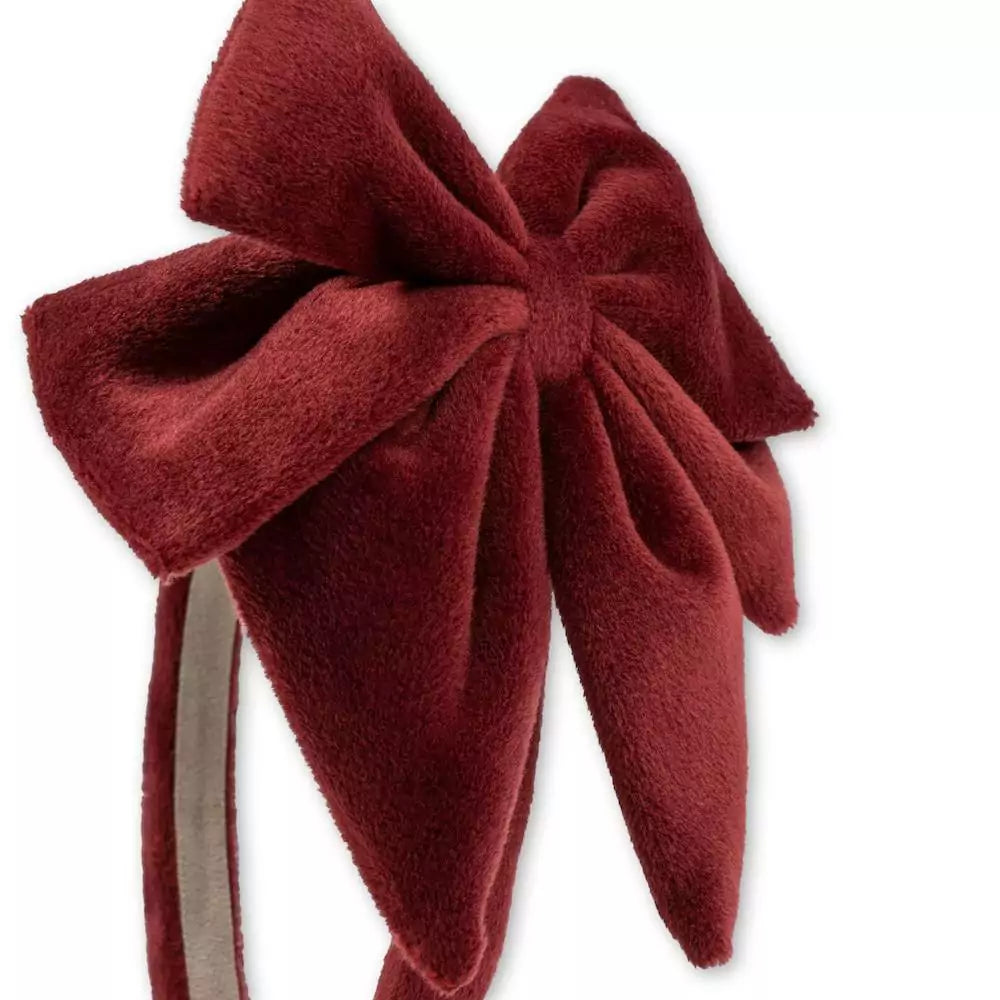 Bandolete de veludo vermelho - Konges Slojd