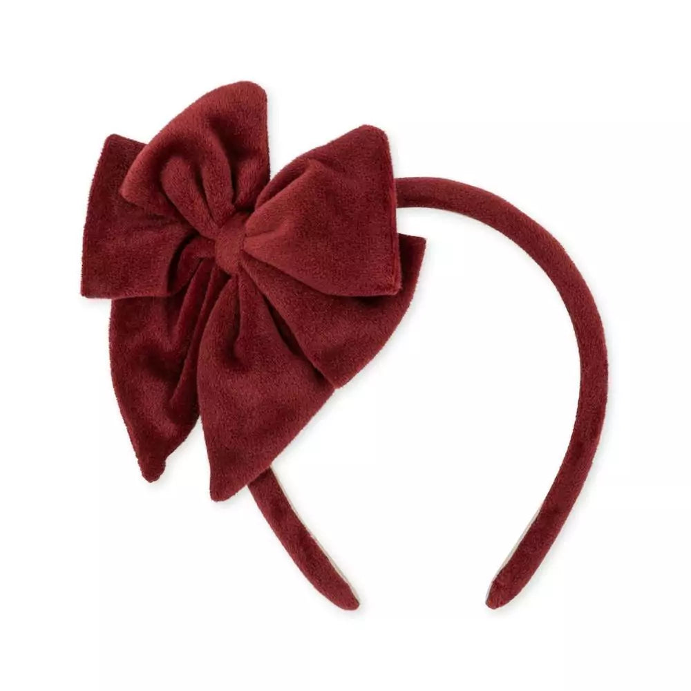 Bandolete de veludo vermelho - Konges Slojd - chuvadeamor