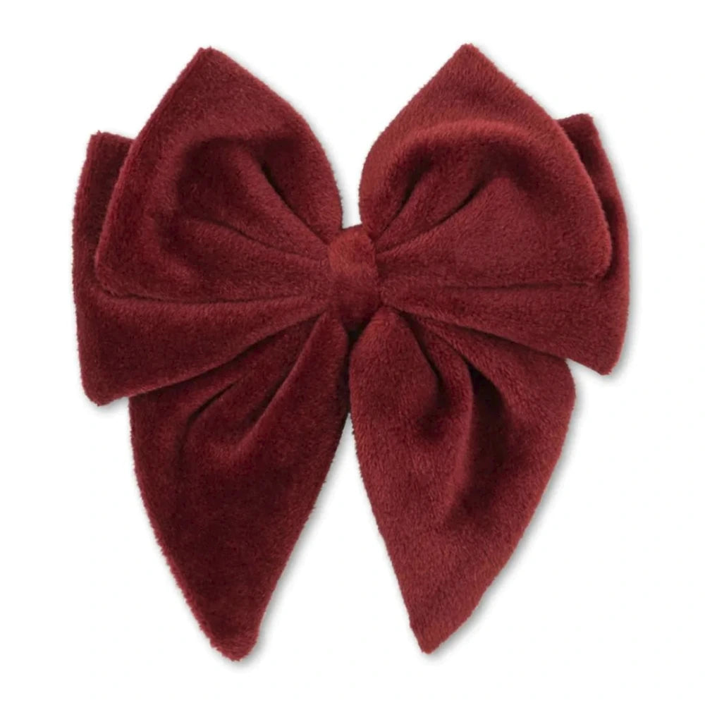 Laço de veludo vermelho - Konges Slojd - chuvadeamor