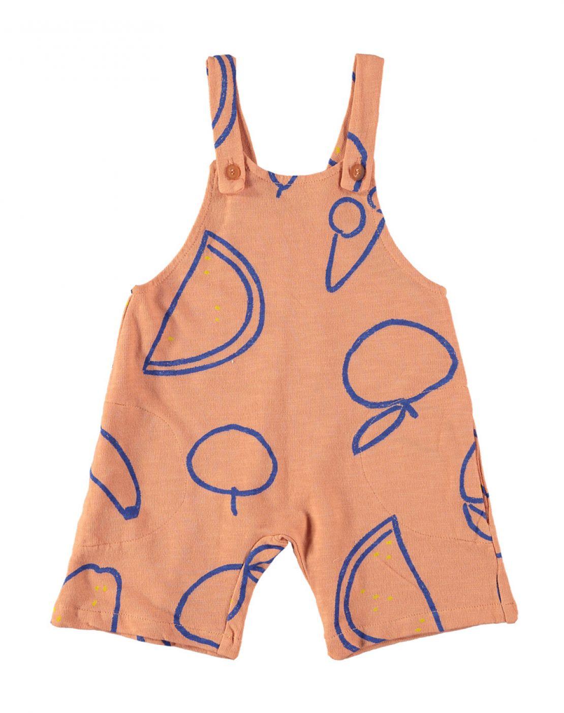 Jardineiras TUTTI FRUTTI - Babyclic - chuvadeamor