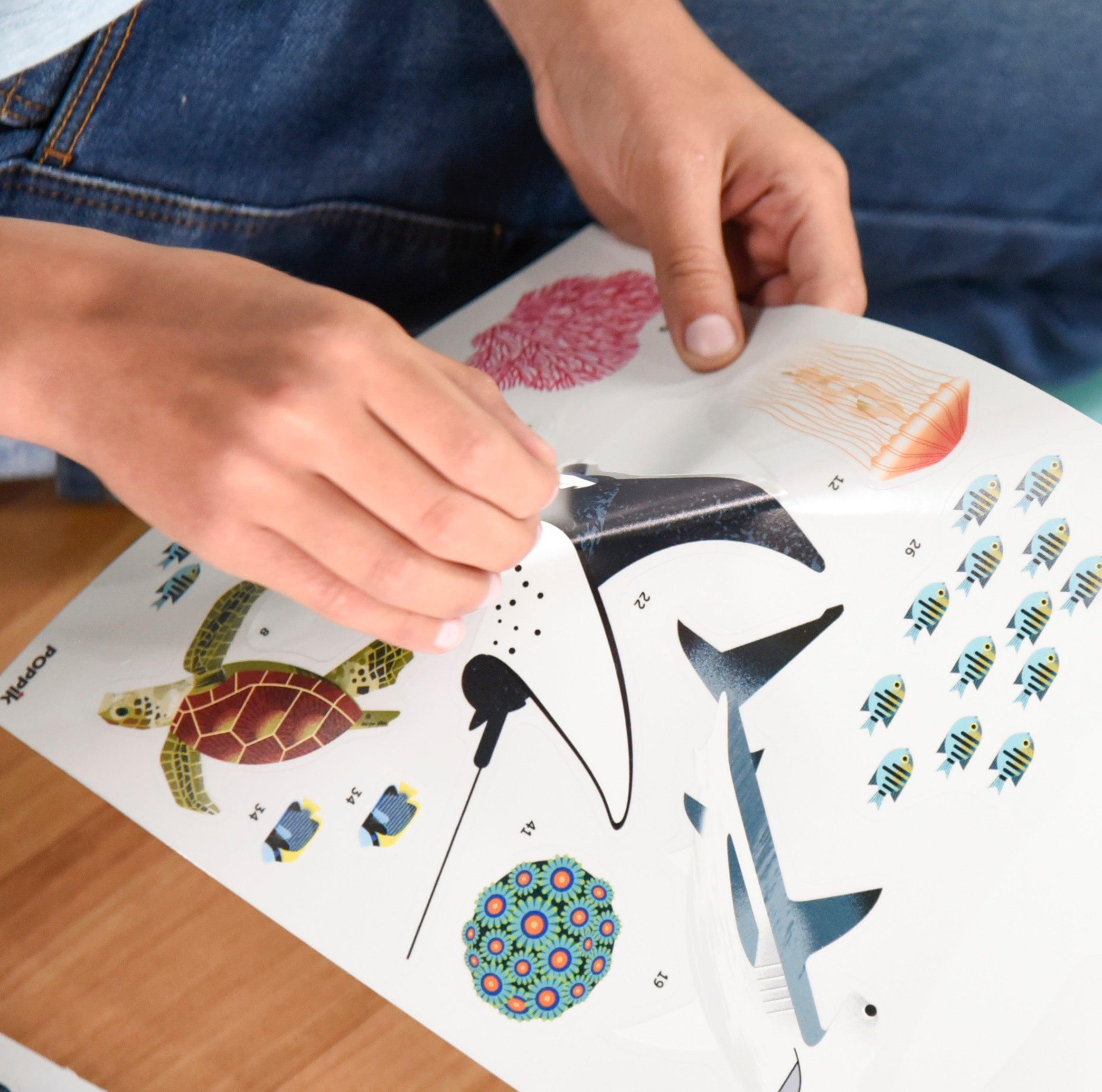 O meu poster de autocolantes dos 5 aos 10 anos - POPPIK