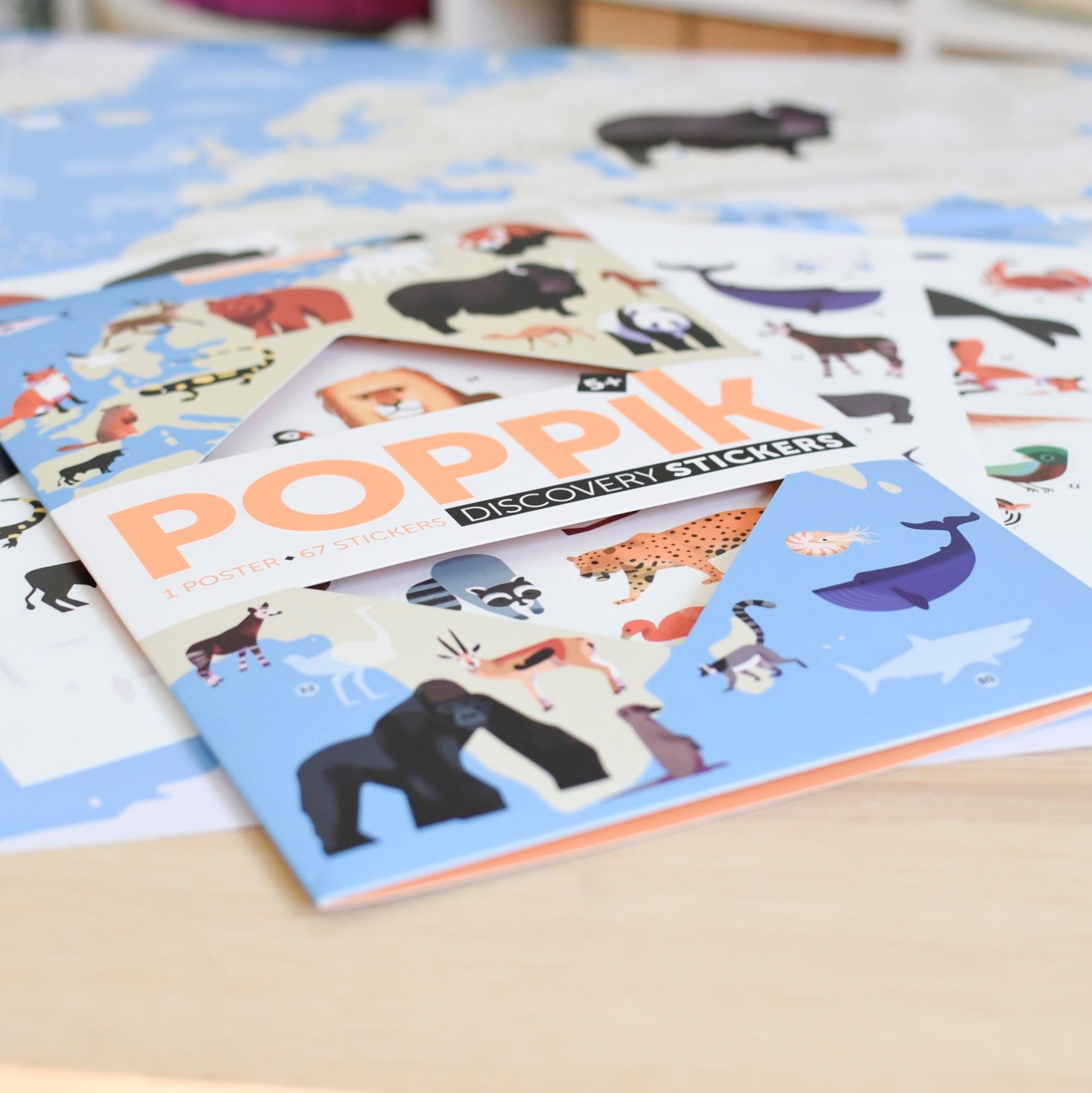 O meu poster de autocolantes dos 5 aos 10 anos - POPPIK